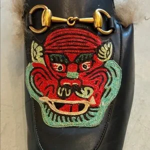 Gucci | Shoes | Gucci Men Black Princetown Mules Sz95 649  display picture 3